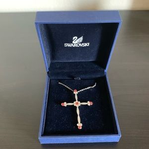 Swarovski crystal cross necklace